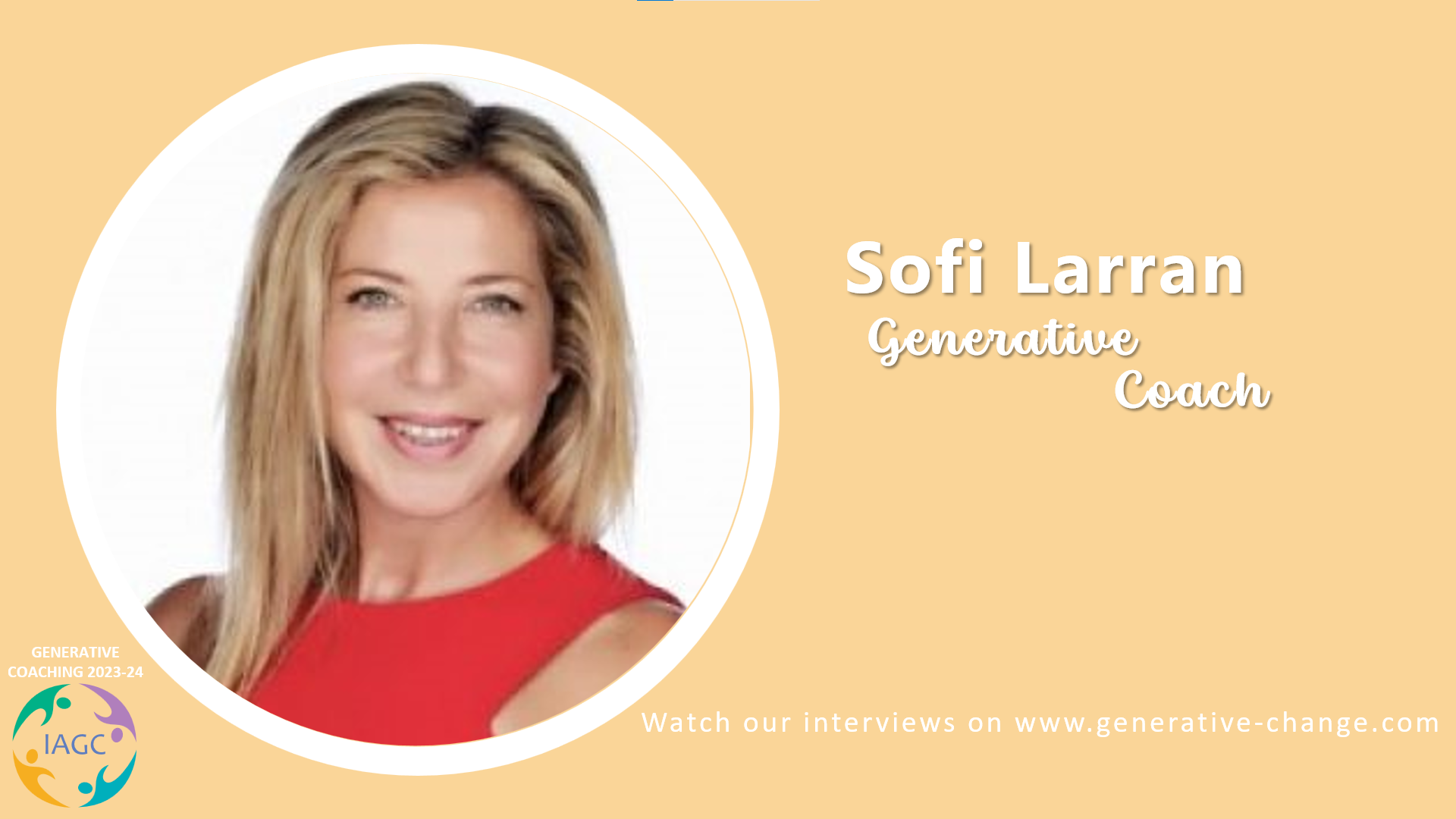 Sofi Larran - Generative Coach